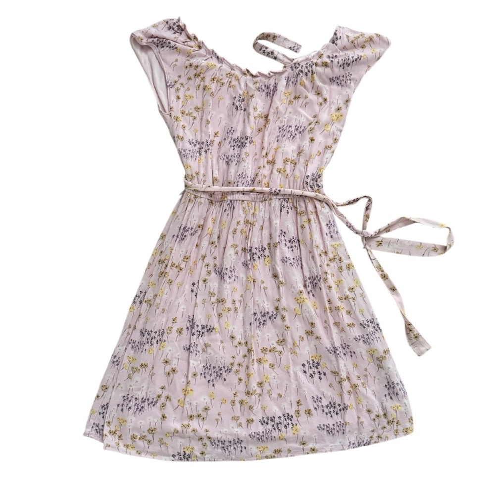 LC Lauren Conrad Light Pink Floral Dress